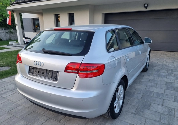 Audi A3 cena 21900 przebieg: 161936, rok produkcji 2008 z Szczytna małe 137